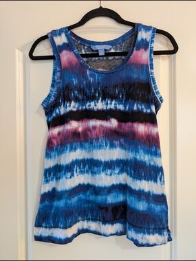 Simply Vera Wang Tie-Dye Tank Top Size Small